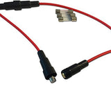 Quick Blow Glass Fuses and Inline Cable Holder Set (0.3A, 0.5A, 1A, 2A, 3A, 5A, 10A)